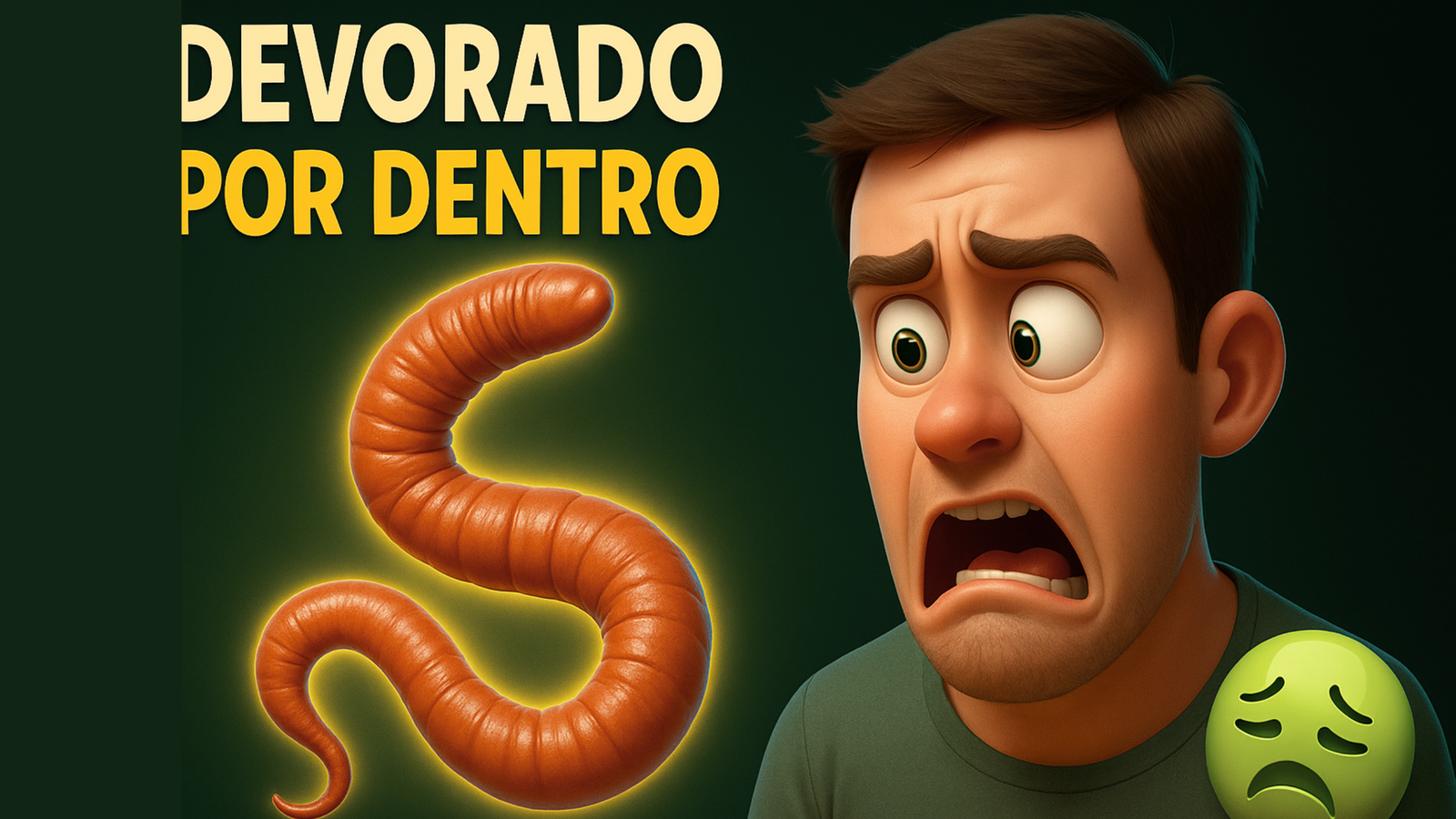 Vermes podem te devorar por dentro?
